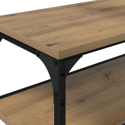 vidaXL TV-Schränk Artisan-Eiche 160 x 30 x 50 cm Verbundholz und Eisen