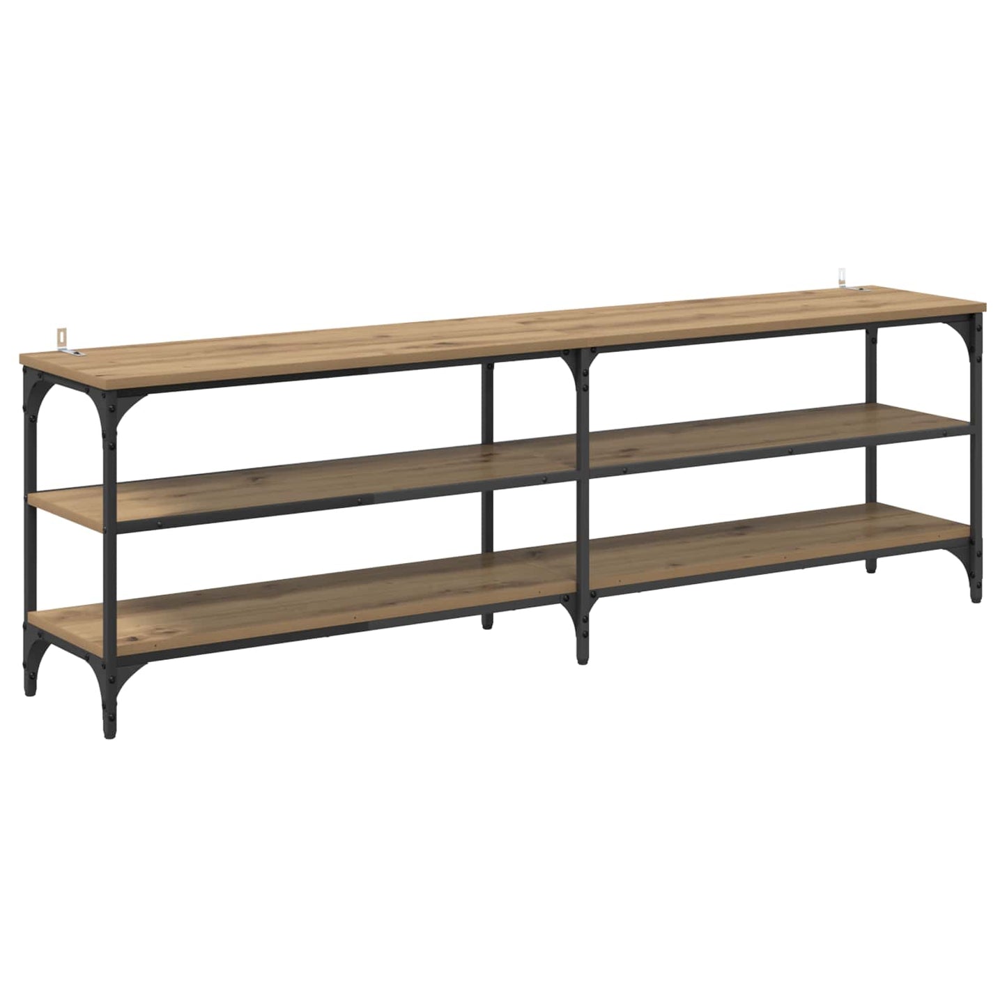 vidaXL TV-Schränk Artisan-Eiche 160 x 30 x 50 cm Verbundholz und Eisen