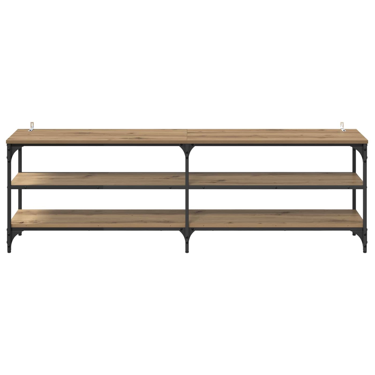 vidaXL TV-Schränk Artisan-Eiche 160 x 30 x 50 cm Verbundholz und Eisen