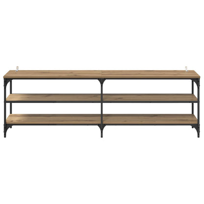 vidaXL TV-Schränk Artisan-Eiche 160 x 30 x 50 cm Verbundholz und Eisen