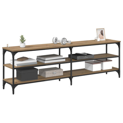 vidaXL TV-Schränk Artisan-Eiche 160 x 30 x 50 cm Verbundholz und Eisen