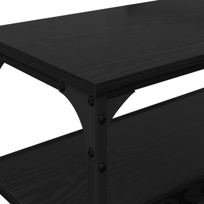 vidaXL TV-Schränk Schwarz Eichen-Optik 160 x 30 x 50 cm