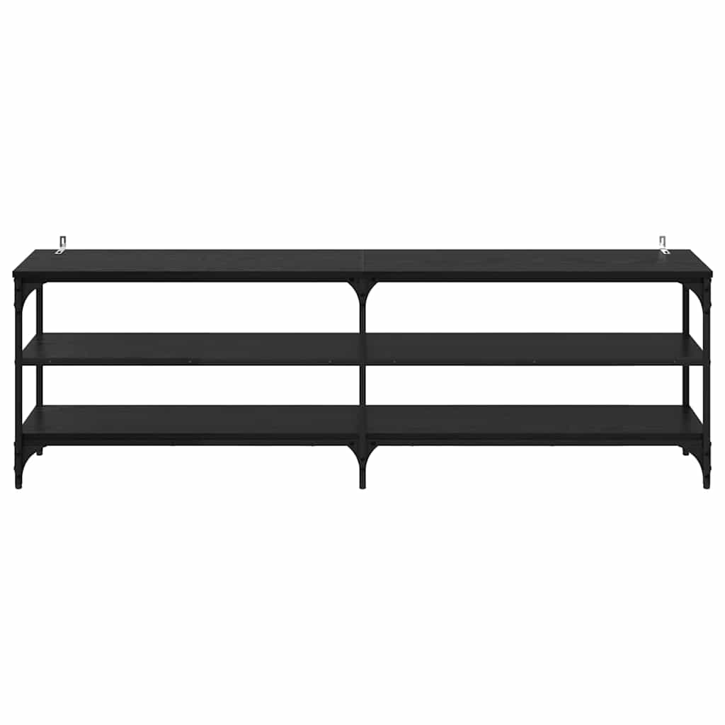 TV-Schränk Schwarz Eichen-Optik 160 x 30 x 50 cm