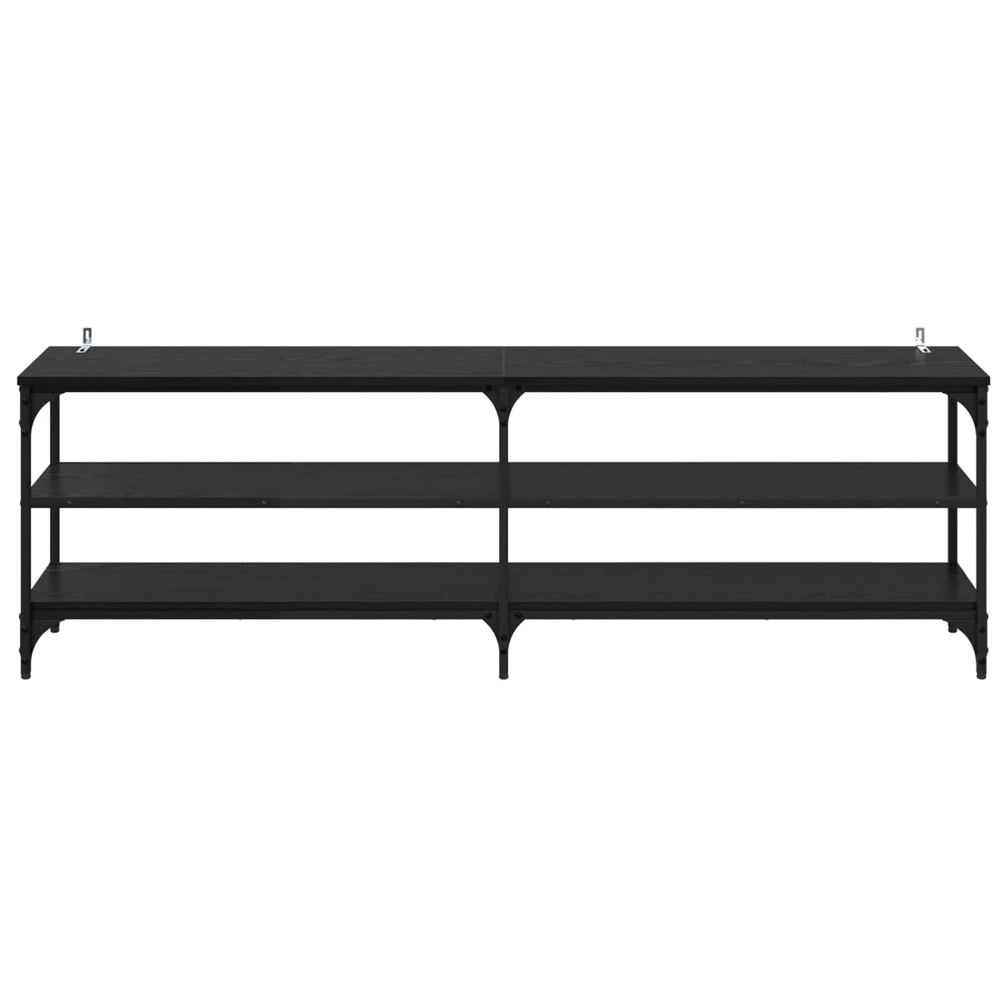 vidaXL TV-Schränk Schwarz Eichen-Optik 160 x 30 x 50 cm