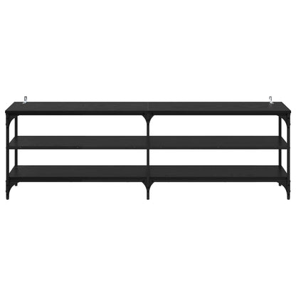 vidaXL TV-Schränk Schwarz Eichen-Optik 160 x 30 x 50 cm