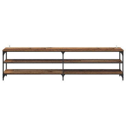 vidaXL TV-Schränk Altholz 200 x 30 x 50 cm Verbundholz und Eisen