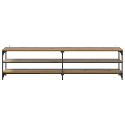 vidaXL TV-Schränk Artisan-Eiche 200 x 30 x 50 cm Verbundholz und Eisen