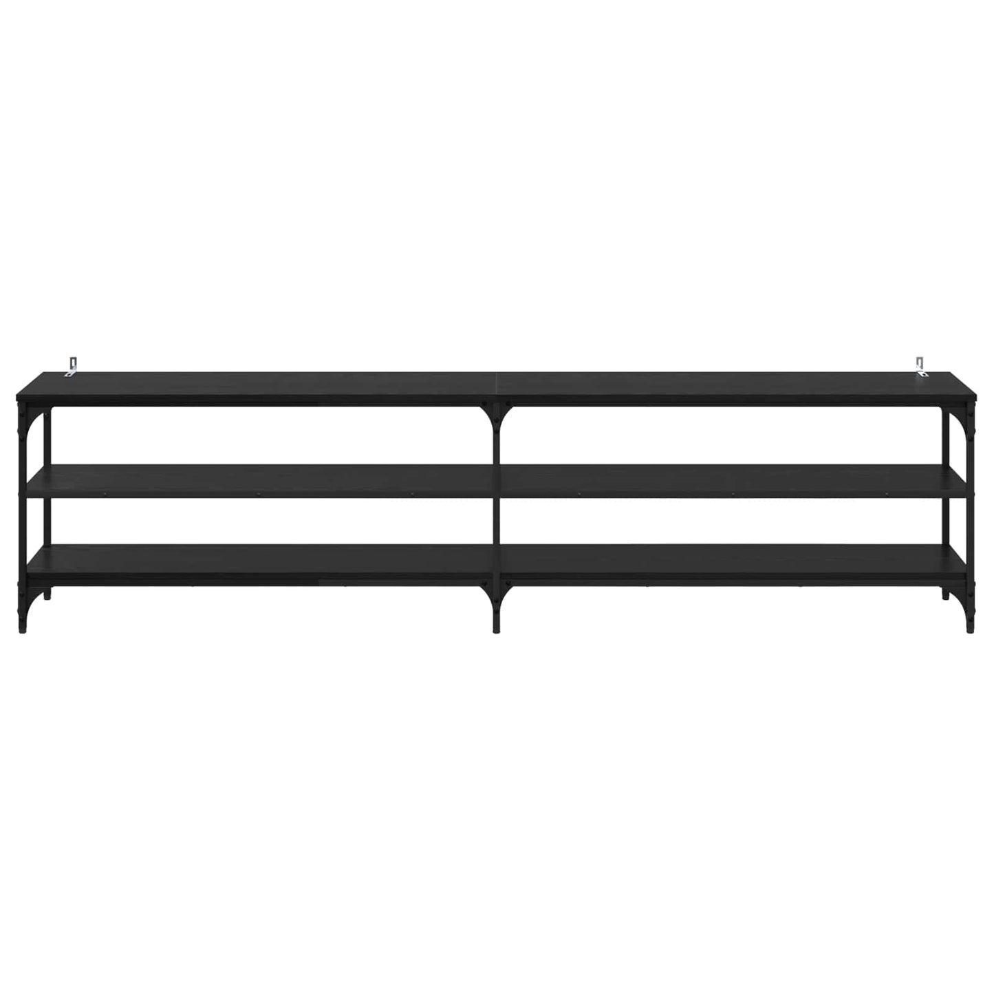 vidaXL TV-Schränk Schwarz Eichen-Optik 200 x 30 x 50 cm