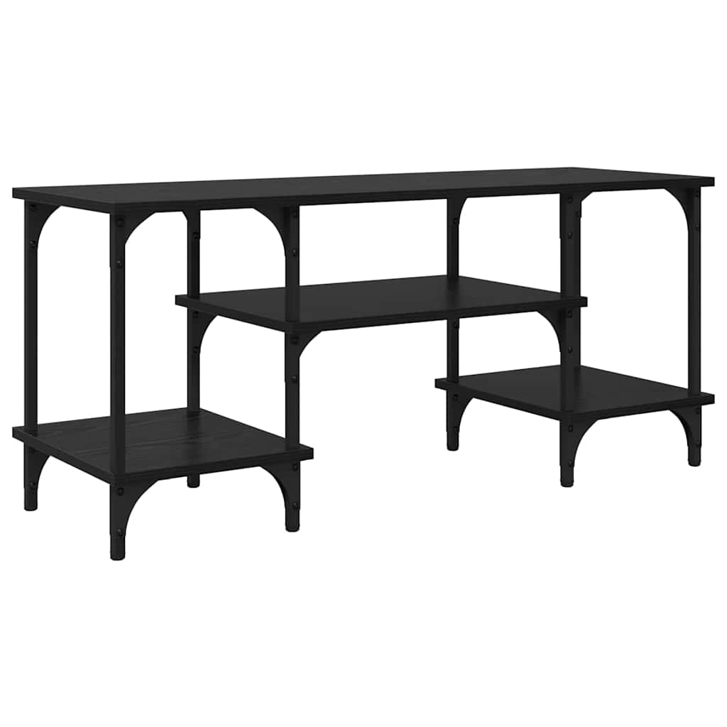 TV-Schränk Schwarz Eichen-Optik 102 x 35 x 45,5 cm