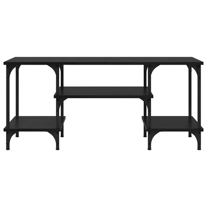 TV-Schränk Schwarz Eichen-Optik 102 x 35 x 45,5 cm