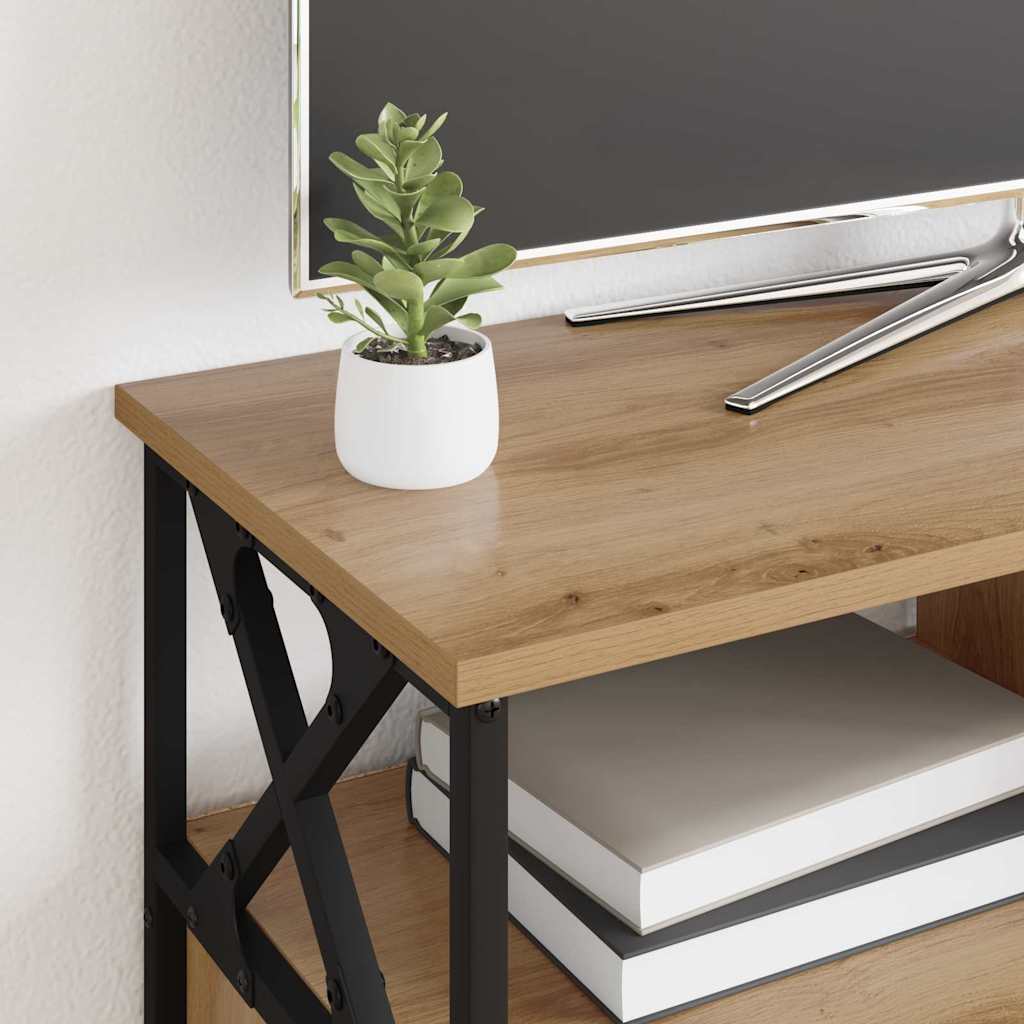 TV-Schränk mit Schubladen Artisan-Eiche 90 x 33 x 45 cm