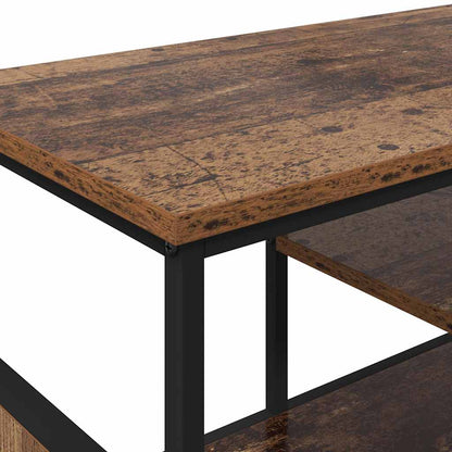 vidaXL TV-Schränk Altholz 100 x 35 x 45 cm Verbundholz und Eisen