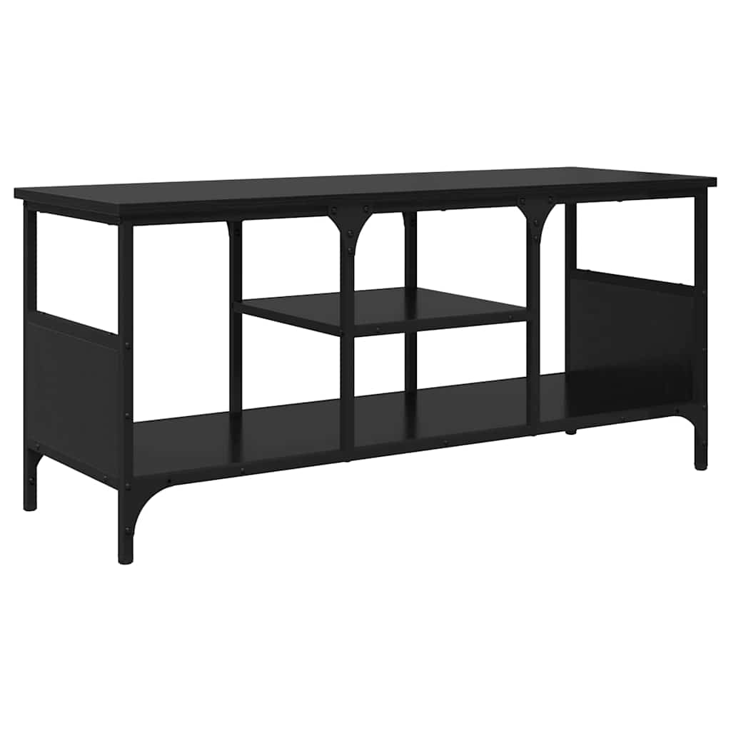 vidaXL TV-Schränk Schwarz Eichen-Optik 100 x 35 x 45 cm