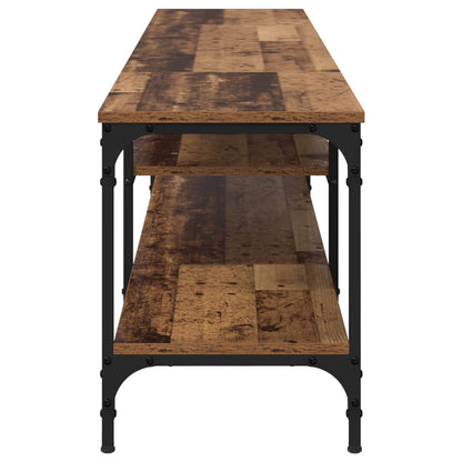 vidaXL TV-Schränk Altholz 201 x 35 x 45 cm Verbundholz und Eisen