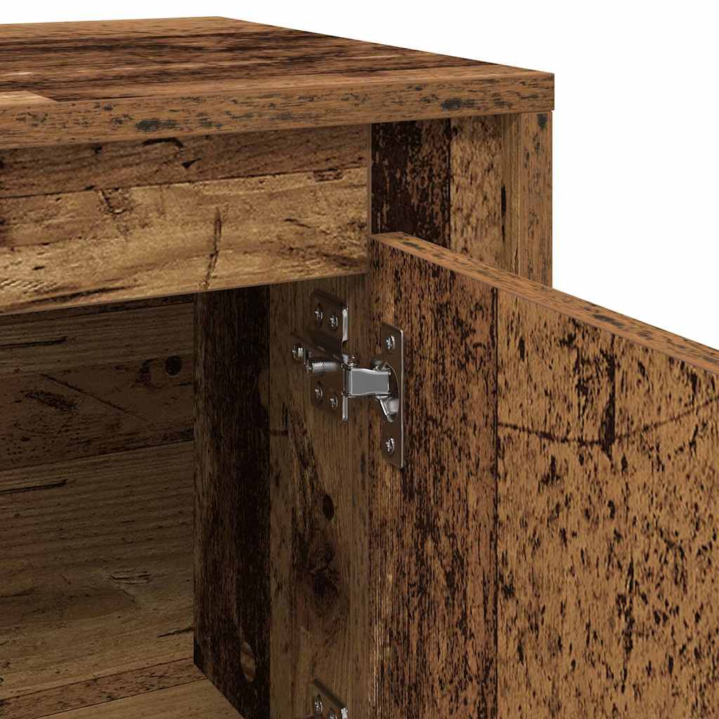 vidaXL TV-Schränk Altholz 102 x 35 x 45 cm Holzwerkstoff