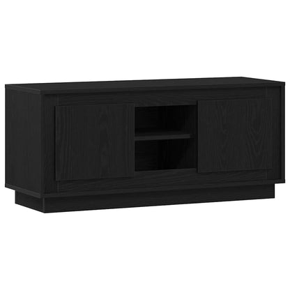 vidaXL TV-Schränk Schwarz Eichen-Optik 102 x 35 x 45 cm Holzwerkstoff