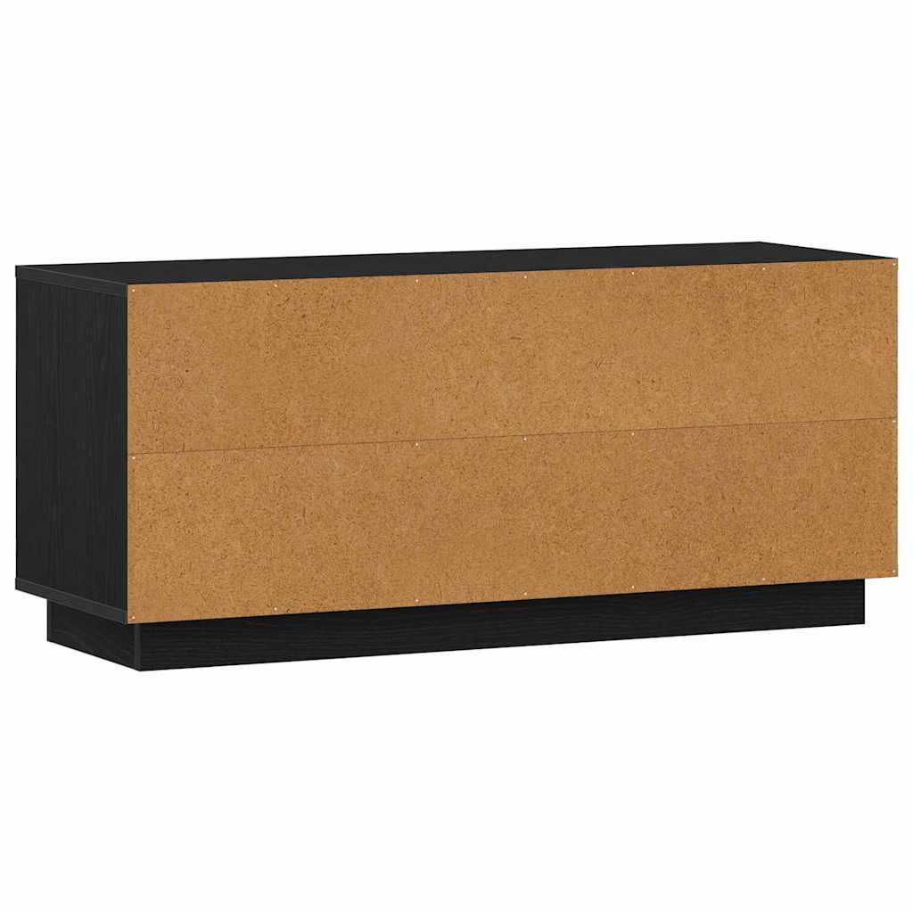 vidaXL TV-Schränk Schwarz Eichen-Optik 102 x 35 x 45 cm Holzwerkstoff