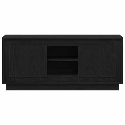 vidaXL TV-Schränk Schwarz Eichen-Optik 102 x 35 x 45 cm Holzwerkstoff