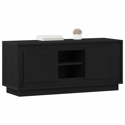 vidaXL TV-Schränk Schwarz Eichen-Optik 102 x 35 x 45 cm Holzwerkstoff