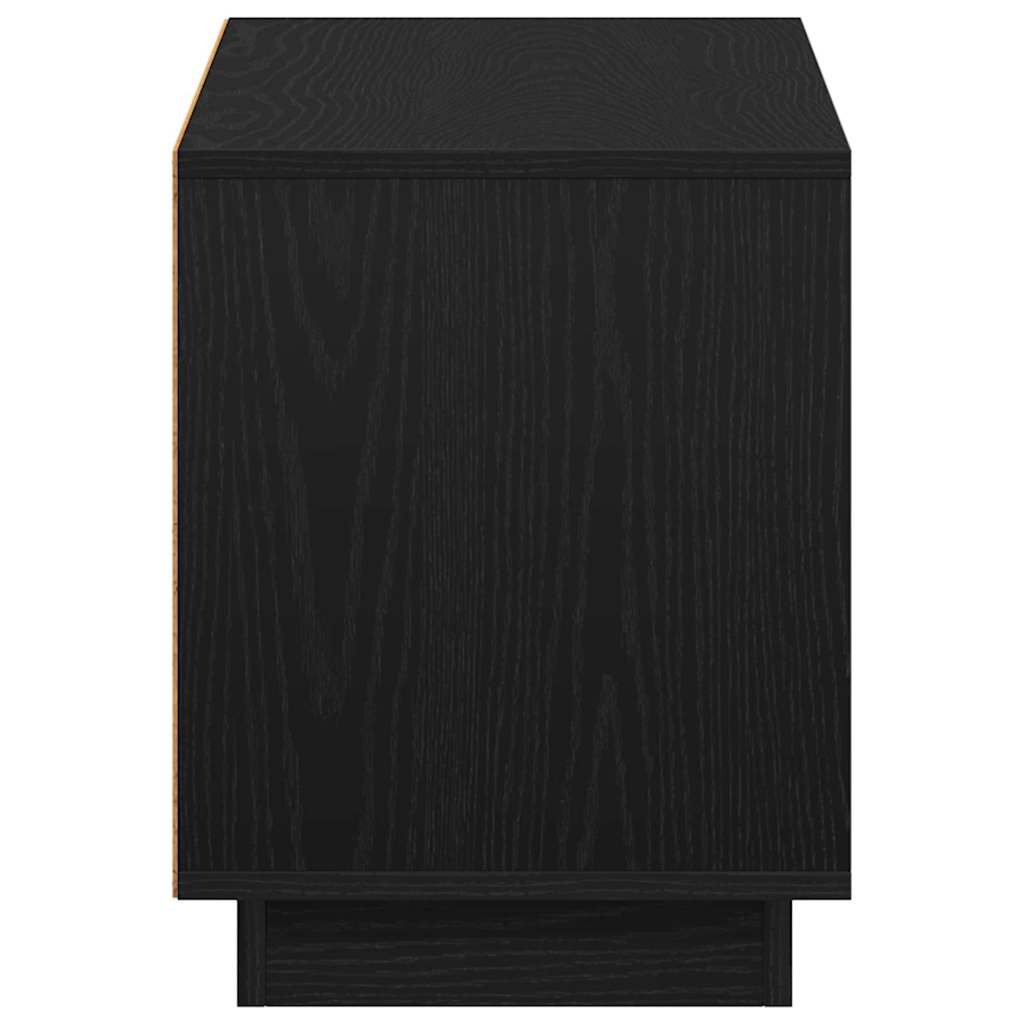 vidaXL TV-Schränk Schwarz Eichen-Optik 102 x 35 x 45 cm Holzwerkstoff
