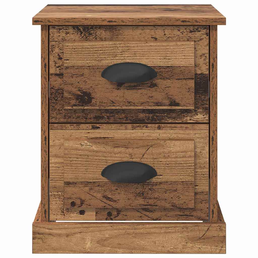 vidaXL Nachttisch Altholz 39 x 39 x 47,5 cm Holzwerkstoff