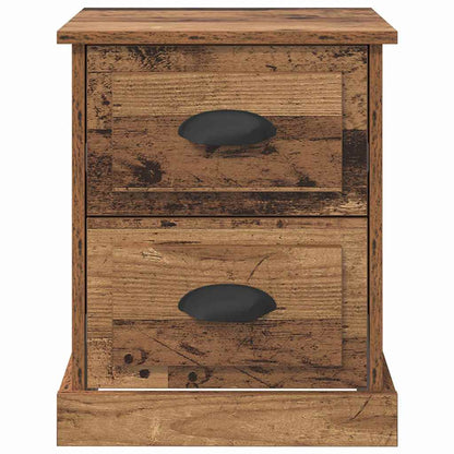 vidaXL Nachttisch Altholz 39 x 39 x 47,5 cm Holzwerkstoff