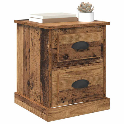 vidaXL Nachttisch Altholz 39 x 39 x 47,5 cm Holzwerkstoff