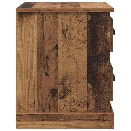 vidaXL Nachttisch Altholz 39 x 39 x 47,5 cm Holzwerkstoff