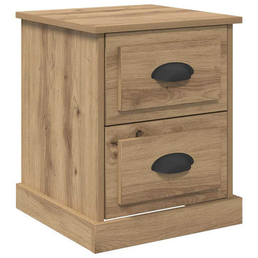vidaXL Nachttisch Artisan-Eiche 39 x 39 x 47,5 cm Holzwerkstoff