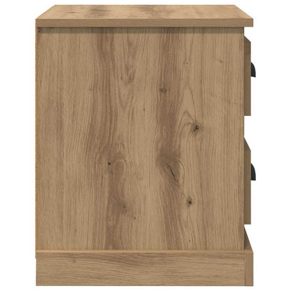 vidaXL Nachttisch 2 pcs Artisan-Eiche 39 x 39 x 47,5 cm Holzwerkstoff