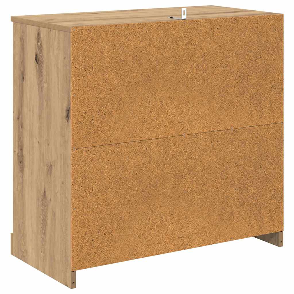 Sideboard Artisan-Eiche 70 x 35,5 x 67,5 cm Holzwerkstoff
