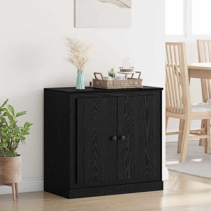 Sideboard Schwarz Eichen-Optik 70 x 35,5 x 67,5 cm