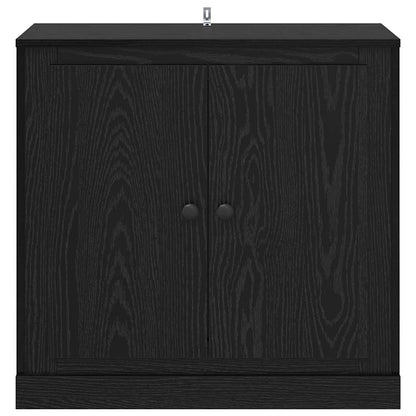 Sideboard Schwarz Eichen-Optik 70 x 35,5 x 67,5 cm