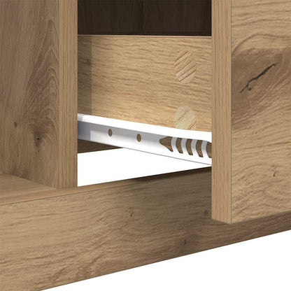 vidaXL Couchtisch Artisan-Eiche 90 x 50 x 35 cm Holzwerkstoff