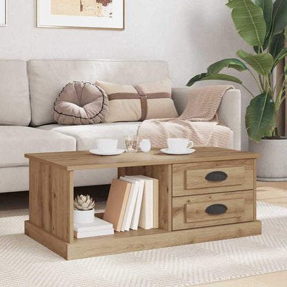 vidaXL Couchtisch Artisan-Eiche 90 x 50 x 35 cm Holzwerkstoff