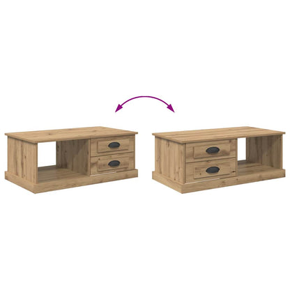 vidaXL Couchtisch Artisan-Eiche 90 x 50 x 35 cm Holzwerkstoff