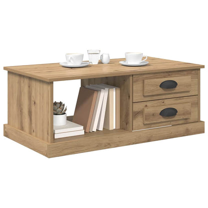 vidaXL Couchtisch Artisan-Eiche 90 x 50 x 35 cm Holzwerkstoff