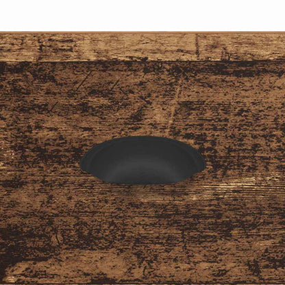 vidaXL Couchtisch mit Schubladen Altholz 50 x 50 x 35 cm Holzwerkstoff