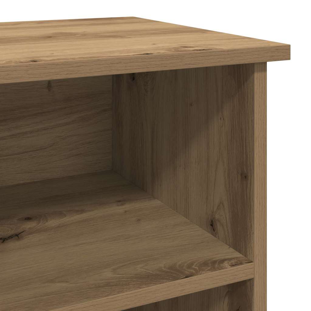 vidaXL TV-Schränk Artisan-Eiche 99,5 x 35,5 x 48 cm Holzwerkstoff