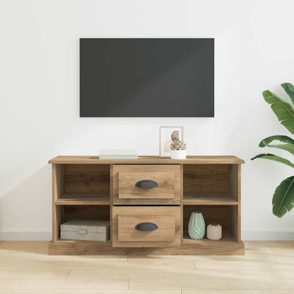 vidaXL TV-Schränk Artisan-Eiche 99,5 x 35,5 x 48 cm Holzwerkstoff