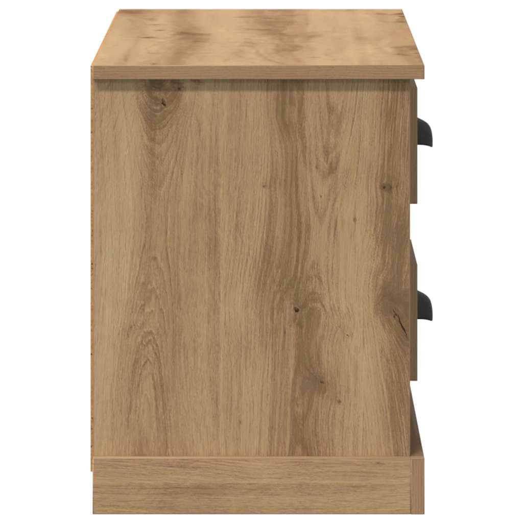 vidaXL TV-Schränk Artisan-Eiche 99,5 x 35,5 x 48 cm Holzwerkstoff