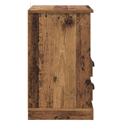 Nachttisch 2 pcs Altholz 36 x 43 x 60 cm Holzwerkstoff