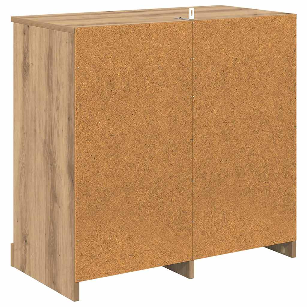 Sideboard Artisan-Eiche 70 x 35,5 x 67,5 cm Holzwerkstoff