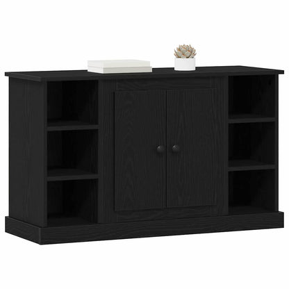 Sideboard Schwarz Eichen-Optik 100 x 35,5 x 60 cm Holzwerkstoff