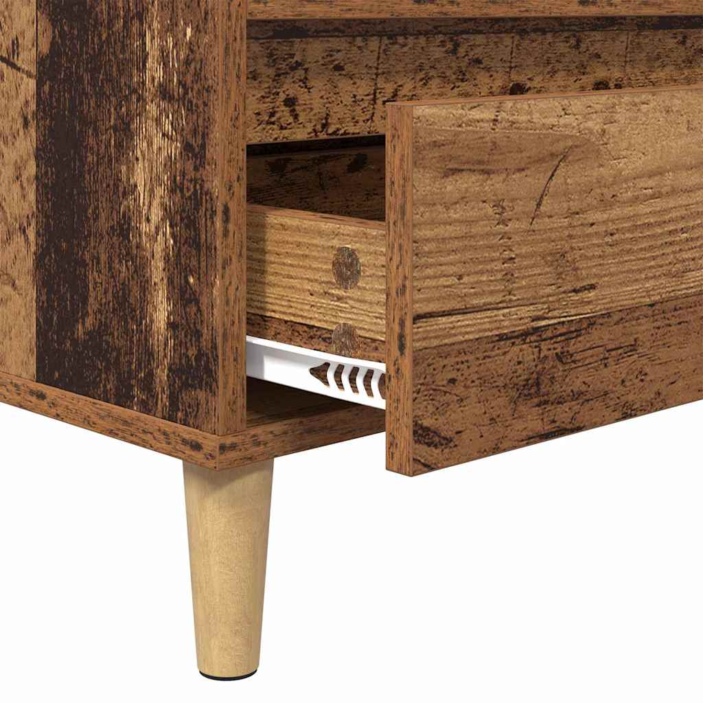 Meuble TV vidaXL en bois de récupération 100 x 34,5 x 44,5 cm Bois d'ingénierie