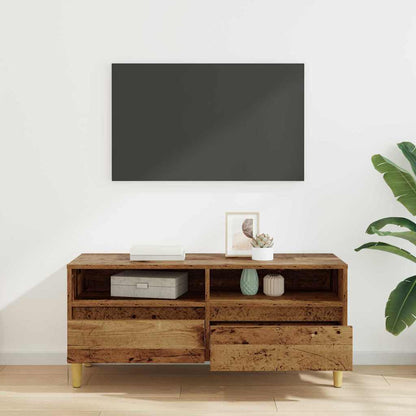 Meuble TV vidaXL en bois de récupération 100 x 34,5 x 44,5 cm Bois d'ingénierie