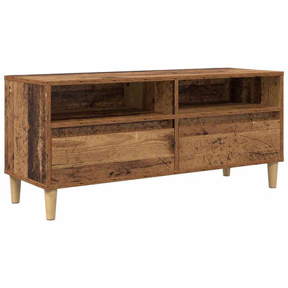 Meuble TV vidaXL en bois de récupération 100 x 34,5 x 44,5 cm Bois d'ingénierie