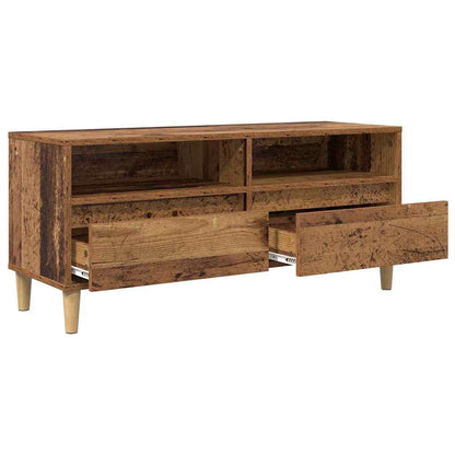 Meuble TV vidaXL en bois de récupération 100 x 34,5 x 44,5 cm Bois d'ingénierie