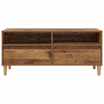 Meuble TV vidaXL en bois de récupération 100 x 34,5 x 44,5 cm Bois d'ingénierie
