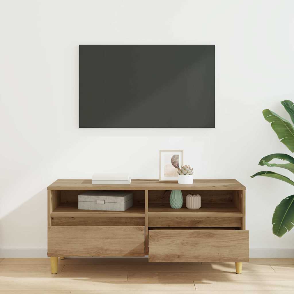 Meuble TV vidaXL Chêne Artisan 100 x 34,5 x 44,5 cm Bois d'ingénierie